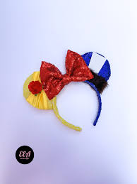 Belle Disney Ears Custom Disney Ears Beauty And The Beast Mickey Ears Costume Accessories Accessories Ugaurbanag Com