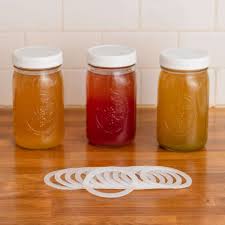 These lids are not intended for processing. Air Tight Plastic Wide Mouth Jar Lids 4 Pack