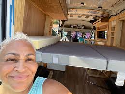 Van conversion progress update with DIY projects