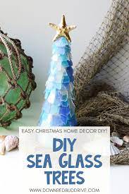 Maybe you would like to learn more about one of these? Make This Beautiful Beach Inspired Sea Glass Christmas Tree Diy This Year And Brin Glass Christmas Decorations Beach Christmas Decorations Glass Christmas Tree