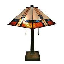 Find the best square stained glass panels for your home in 2021 with the carefully curated selection available to shop at houzz. Tiffany Style Square Mission Table Lamp Brown Tan Yellow Stained Glass Shade Ebay