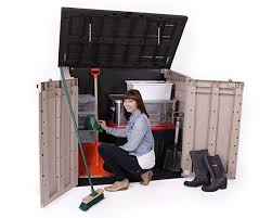 Ondis24 Keter Store It Out Max Gartenbox Mulltonnenbox Geratebox Schuppen Fur 2 X 240 Liter Mulltonnen Beige Braun Amazon D Mulltonnenbox Gartenbox Schuppen