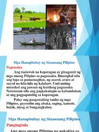 Maybe you would like to learn more about one of these? Mga Hanapbuhay Ng Sinaunang Pilipino