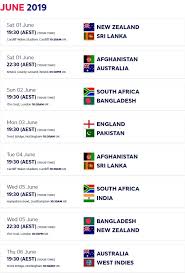 Icc world cup 2019 schedule. 2019 Icc Cricket World Cup Schedule Before You Bet