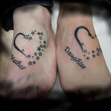 In this post you can see different images and photos of star hearts tattoo designs made by different people of different ages. Half Heart And Half Stars Tattoo Mother Daughter Tattoos Mother Tattoos Momcanvas