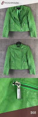 Bernardo Green Leather Moto Jacket Fabulous Leather Moto Jacket Jackets Moto Jacket