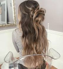 How To Style Long Hair Messy Bun Tutorial Simple Prom Hair Messy Hairstyles Long Hair Styles