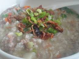 Bubur Nasi Daging Makanan Resep Makanan Resep Masakan Asia
