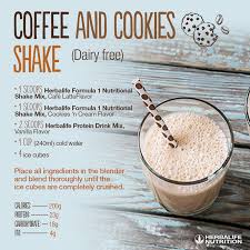 Coffee And Cookies Shake Herbalife Shake Recipes Herbalife Recipes Herbalife Shake
