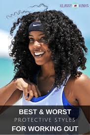 Best And Worst Protective Styles For Working Out Klassy Kinks Natural Hair Styles Hair Styles Natural Hair Tips