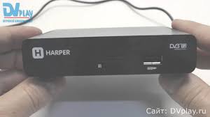 как подключить телефон к старому телевизору через цифровую приставку Harper 1005 Obzor Dvb T2 Resivera Youtube