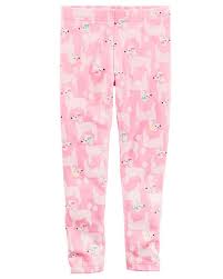 Carters Pink Poodle Puppy Dog Print Leggings Nwt 2t 3t 4t