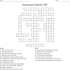 We think opined is the possible answer on this clue. Insurance Terms 101 Crossword Wordmint