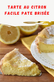 Tarte Au Citron Facile Pate Brisee Ma Patisserie Recette Tarte Au Citron Facile Alimentation Tarte Au Citron