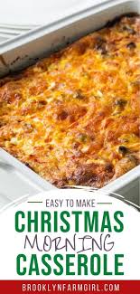 Sausage hash brown breakfast casserole. Hashbrown Breakfast Casserole Brooklyn Farm Girl