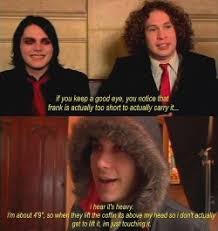 he's too short to lift up the coffin in Helena