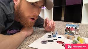 PAINTING A BOB ROSS WITH COFFEE!