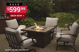 Living accents 8048416 chicago steel frame sling. Living Accents Halsted Fire Pit Chat Set Off 50