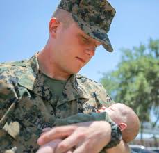 It was hard in the beginning when I found out my son was born. I got the  phone call from my Senior Drill Instructor about my son. Knowing that I  wasn't there…