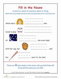 Identifying Nouns Worksheet Education Com Nouns Nouns Worksheet Worksheets
