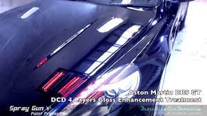 Aston Martin Db9 Gt Midnight Blue Definitive Sydney Spray Gun 4 Layers Paint Protection Gloss Enhanc Youtube