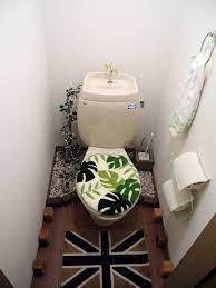 レンガブロックと砂利 生活 トイレ トイレdiy