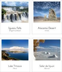 Montessori Inspired Landmarks Of South America 3 Part Card South America Travel Destinations South America South America Travel