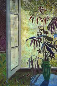 Huariqueje Green Vase Broken Glass Alice Brasser 2017 Dutch B 1965 Mixed Media On Paper 115 X 75 Cm Avec Images Art Fenetre Vert