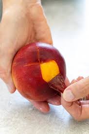 Within these categories are dozens of peach varieties with variations in color, size, and shape. How To Peel Peaches 2 Ways Jessica Gavin