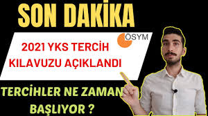 Lgs sonuçları ve tercih tarihleri için artık söz meb'de herkes bunu merak ediyor. Sondakika Yks 2021 Tercih Kilavuzu Aciklandi 2021 Yks Tercih Ne Zaman Toplam Kontenjanlar Youtube
