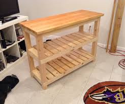 Before serving the main course, use your rolling island to offer dinner guests cheese and crackers or vegetables and dips; Diy Butcher Block Kitchen Island 7 Steps With Pictures Instructables