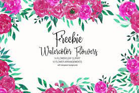 ✓ free for commercial use ✓ high quality images. Free Watercolor Flower Clipart Collection Creativetacos