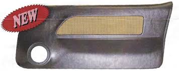 Upper door panel chrome buckles. 1970 1981 Firebird Custom Molded Abs Door Panels With Inserts Pair