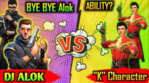 His ability is drop the beat. Free Fire Dj Alok Vs K Free Fire K Character Vs Dj Alok Free Fire K Vs Alok Ff Alok Vs K Character Youtube