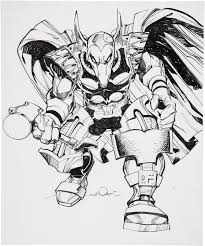 Walt Simonson Beta Ray Bill Illustration Original Art 2007 Comic Book Superheroes Comic Book Artists Comic Illustration