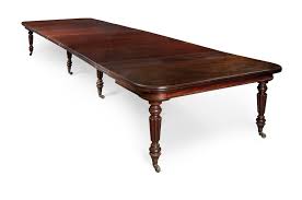 Antique wind out tables are a victorian design of dining table with a unique feature. A Very Large Early Victorian Mahogany Telescopic Action Extending Imperial Dining Table