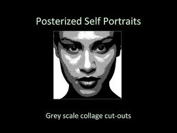 Posterized self portraits