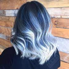 So yeah my hair at age 13 is so much cooler than yours. Gimme The Blues Bold Blue Highlight Hairstyles