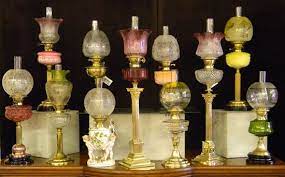 Larger lamps can be economically sent by fedex home delivery, or by ground to a business location. Antique Victorian Antique Oil Lamps Kerosine