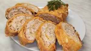 рулет из лаваша с курицей и сыром на сковороде Rulet Iz Lavasha S Farshem I Syrom V 2020 G Idei Dlya Blyud Kulinariya Eda