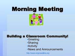 Morning Meeting Greetings Morning Meeting Greetings Morning Meeting Activities Morning Meeting