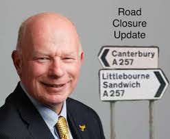 Since the A257 road closure was cancelled, I have been pushing for answers  so that any future works in the area are more properly planned to reduce  disruption. I submitted a formal