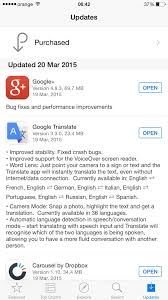 Point your camera at the text you want to translate. Google Translate Updated For Iphone And Ipad With Voiceover Screen Reader Improvements