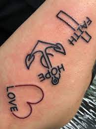 Hope is a powerful thing, which explains why humans have adopted many symbols to invoke the feeling of positively looking forward to the future. 90 Cool Faith Hope Love Tattoo Designs Body Art Guru
