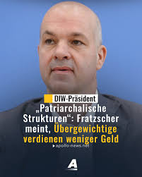 Marcel Fratzscher behauptet, Übergewichtige würden in Deutschland weniger  Geld verdienen. „Patriarchalische Strukturen“ wären für diese angebliche  Diskriminierung auf dem Arbeitsmarkt  verantwortlich.https://apollo-news.net/patriarchalische-strukturen ...