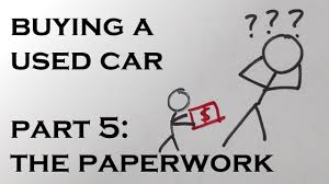 If you plan to finance through the dealership, you'll need to bring the documents proving residence, income and more that we describe above. Buying A Used Car Part 5 The Paperwork Youtube