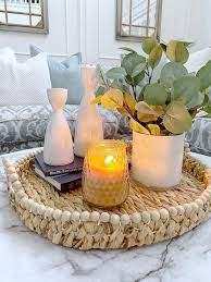 Looking for coffee table tray ideas to complement your room? How To Style Coffee Table Decor For Spring Cutertudor