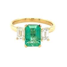 Custom Emerald Diamond Ring