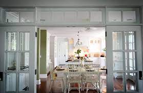 French doors allow one to define a dining room space with an entry and exit. Interior Paned Window Walls Google Search French Doors Interior Cottage Dining Rooms Dining Room French
