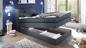 Wenn du bei der auswahl nämlich auf ein bett mit bettkasten achtest, hast du zusätzlichen stauraum und das ganz nebenbei. Boxspringbett Space Einzelbett Bett Stahl Grau 120x200